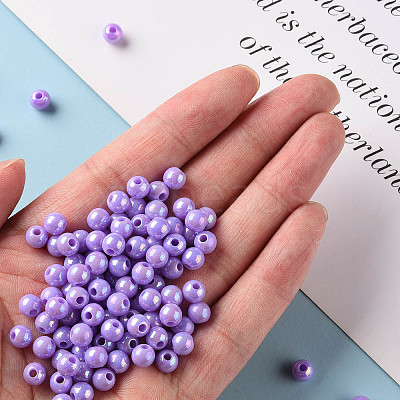 Opaque Acrylic Beads LS-MACR-S370-D6mm-A32-1