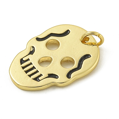 Rack Plating Brass Enamel Pendants KK-Z067-24G-01-1