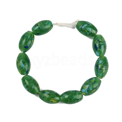 Opaque Handmade Lampwork Beads BLOW-D006-05H-1