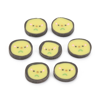 Handmade Polymer Clay Cabochons CLAY-N006-117-1