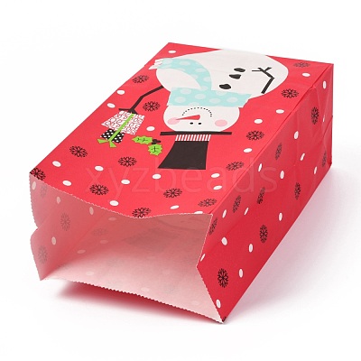Christmas Theme Kraft Paper Bags CARB-H030-B05-1