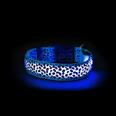 Adjustable Polyester LED Dog Collar MP-H001-A03-1