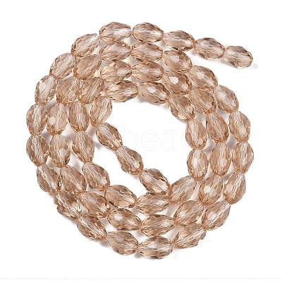 Transparent Glass Beads Strands EGLA-N013-T10mm-D23-1