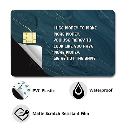 PVC Plastic Waterproof Card Stickers DIY-WH0432-062-1