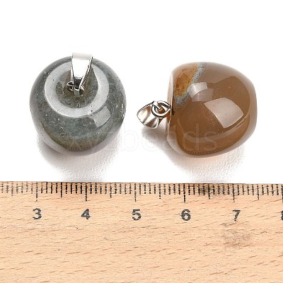 Teachers' Day Natural Agate Pendants GG-K002-14E-1