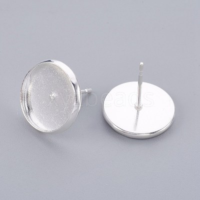 304 Stainless Steel Stud Earring Findings STAS-F188-01P-D-1