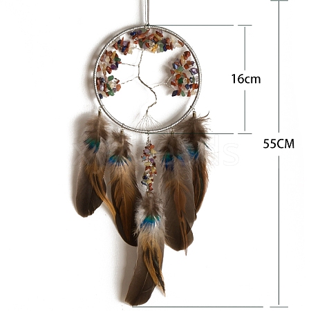 Feather Pendant Decorations PW-WG379FE-01-1