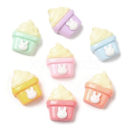 Cartoon Opaque Reisn Decoden Cabochons RESI-C039-02A-1