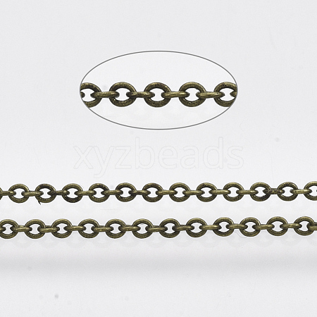 Brass Cable Chains CHC-034Y-AB-NR-1