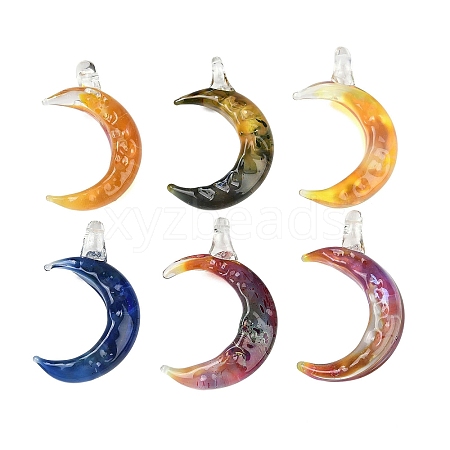 Handmade Lampwork Pendants LAMP-Q005-04-1