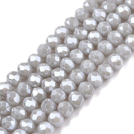 Electroplate Glass Beads Strands EGLA-A044-P3mm-A19-1