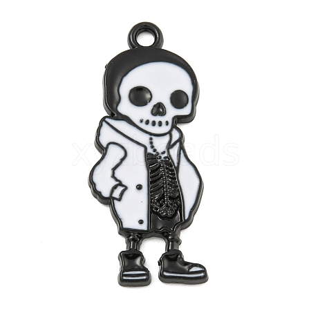 Halloween Alloy Enamel Pendants ENAM-M220-02A-B-1