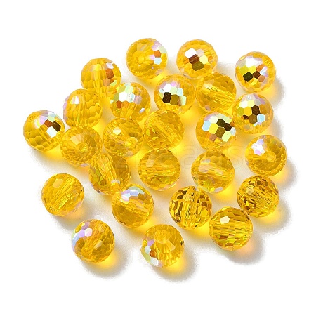 AB Color Plated Glass Beads EGLA-P059-02A-AB09-1