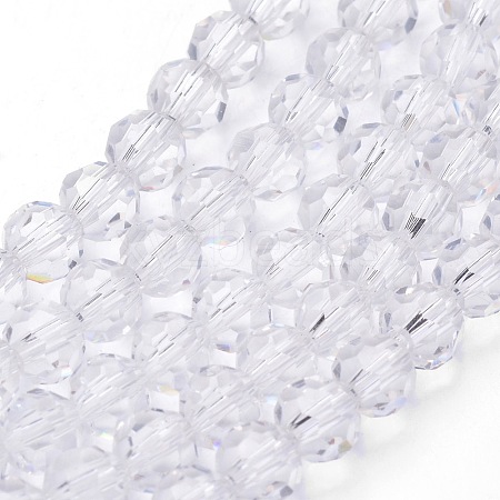 Transparent Glass Bead Strands X-GLAA-G013-8mm-72-1
