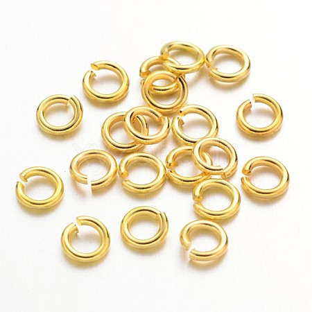 Open Jump Rings Brass Jump Rings JRC5MM-G-1