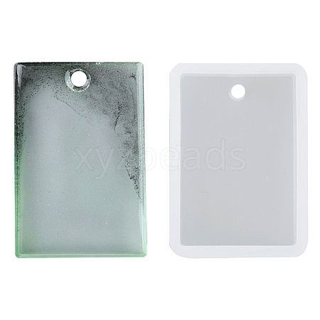Rectangle Pendant Silicone Molds LS-DIY-K047-02-1