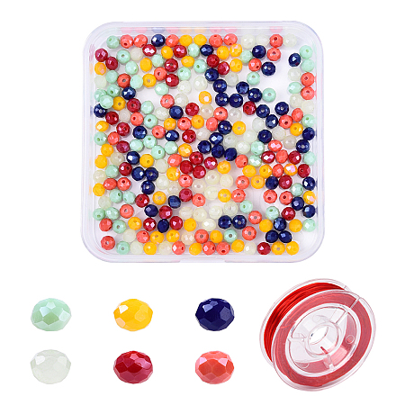 DIY Stretch Bracelets Kits DIY-YW0013-20D-1
