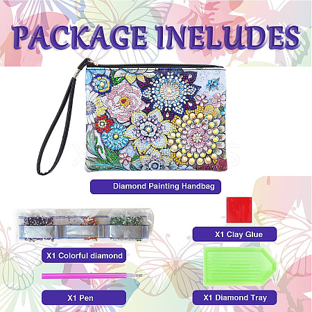 DIY Diamond Handbag Painting Kit PW-WG9A43C-01-1