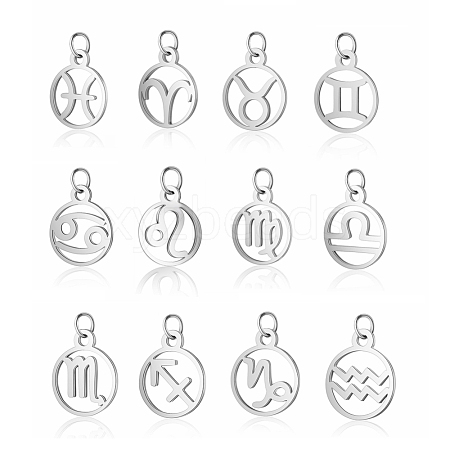 Non-Tarnish 304 Stainless Steel Charms STAS-T036-T513-A-M-1