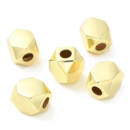 Brass European Beads KK-K364-14G-1