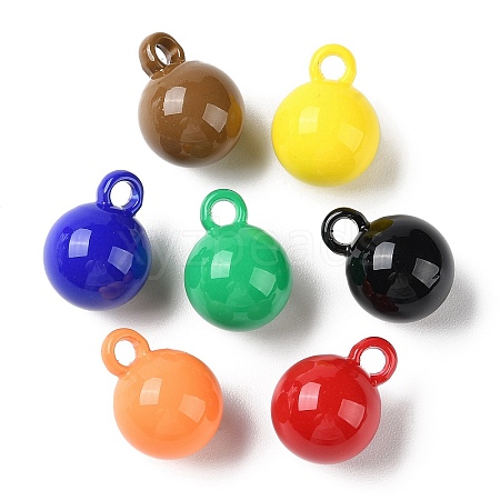 Spray Painted Opaque Acrylic Pendants SACR-F010-01-1