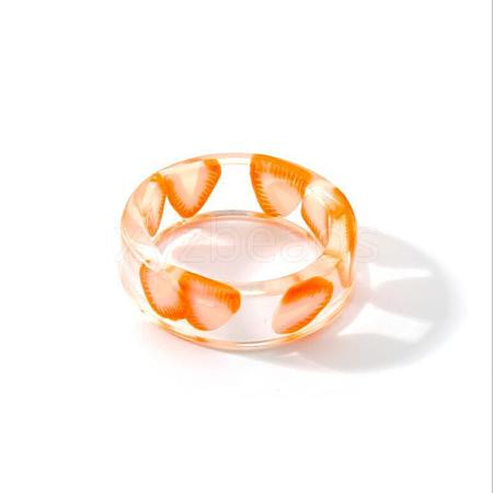 Resin Plain Band Rings FS-WG41763-17-1