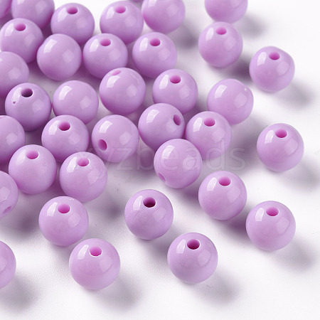 Opaque Acrylic Beads MACR-S370-C10mm-A03-1