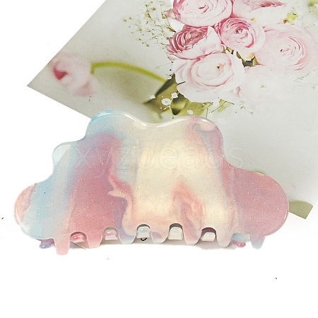 Acrylic Claw Hair Clips PW-WG89F5B-04-1