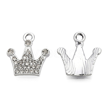 Alloy Rhinestone Pendants PALLOY-S133-004P-1