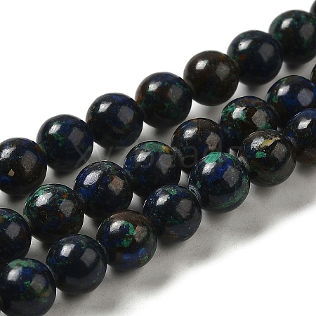 Natural Azurite Beads Strands G-H298-A01-03-1