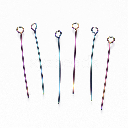 Ion Plating(IP) 304 Stainless Steel Eye Pins X-STAS-Q234-35mm-01-1