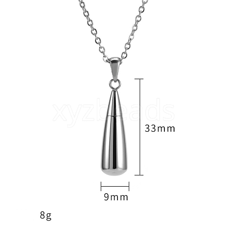 Titanium Steel Pendant Necklaces PW-WG38888-01-1