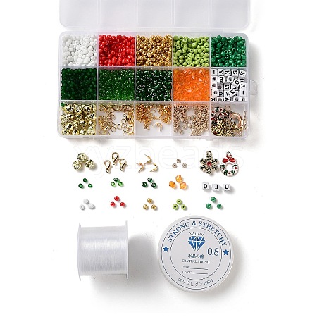 DIY Christmas Bracelet Making Kit DIY-FS0004-61-1