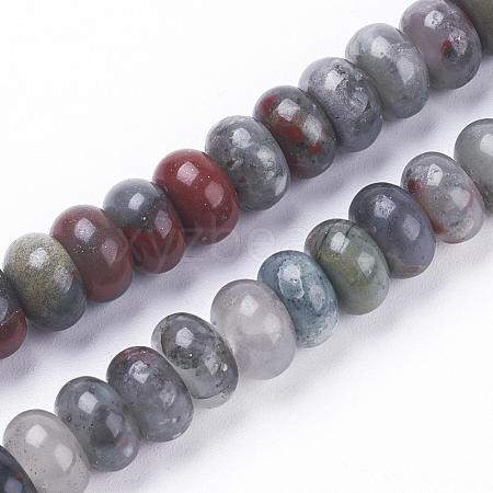 Natural Bloodstone Beads Strands G-F520-07-1