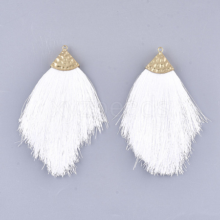 Polyester Tassel Big Pendant Decorations FIND-T042-16-1