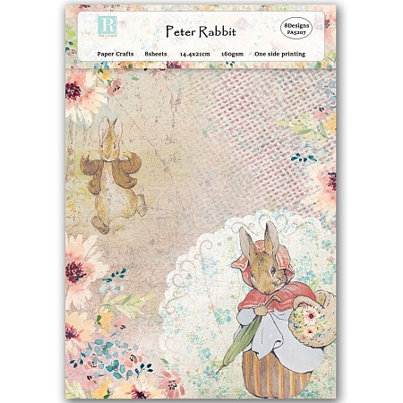 8pcs Scrapbook Paper PW-WG29346-09-1