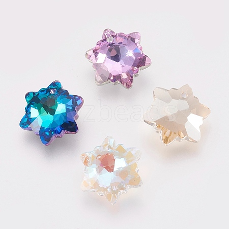 K9 Glass Rhinestone Pendants GLAA-F083-03A-1