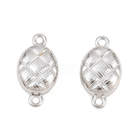 304 Stainless Steel Magnetic Clasps with Loops STAS-P452-04A-P-1