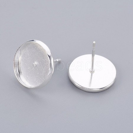 304 Stainless Steel Stud Earring Findings STAS-F188-01P-D-1
