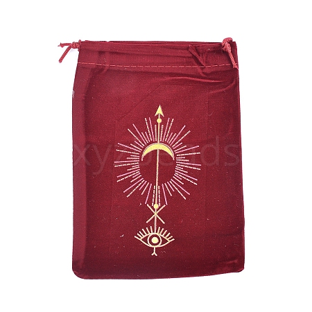 Velvet Moon Printed Packing Tarot Pouches PW-WG17539-19-1