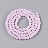 Glass Beads Strands EGLA-A044-J4mm-D02-3