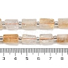 Natural Yellow Quartz Beads Strands G-G162-D07-01-5