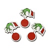 Ball Single Face Printed Wood Pendants LS-WOOD-H102-02E-1
