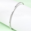 304 Stainless Steel Cuff Bangles BJEW-D388-01B-P-1