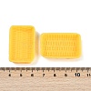 Rattan Basket Resin Cabochons RESI-Q014-07G-3