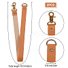 Gorgecraft Leather Curtain Tiebacks AJEW-GF0005-05D-2