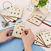 4pcs Wood Thread Winding Boards AJEW-OC0005-38-3