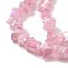 Spray Painted Glass Beads Strands GLAA-P062-C02-3