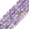 Synthetic Moonstone Beads Strands G-E573-01A-21-2