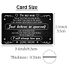 Rectangle 201 Stainless Steel Custom Blank Thermal Transfer Wallet Card DIY-WH0252-014-2